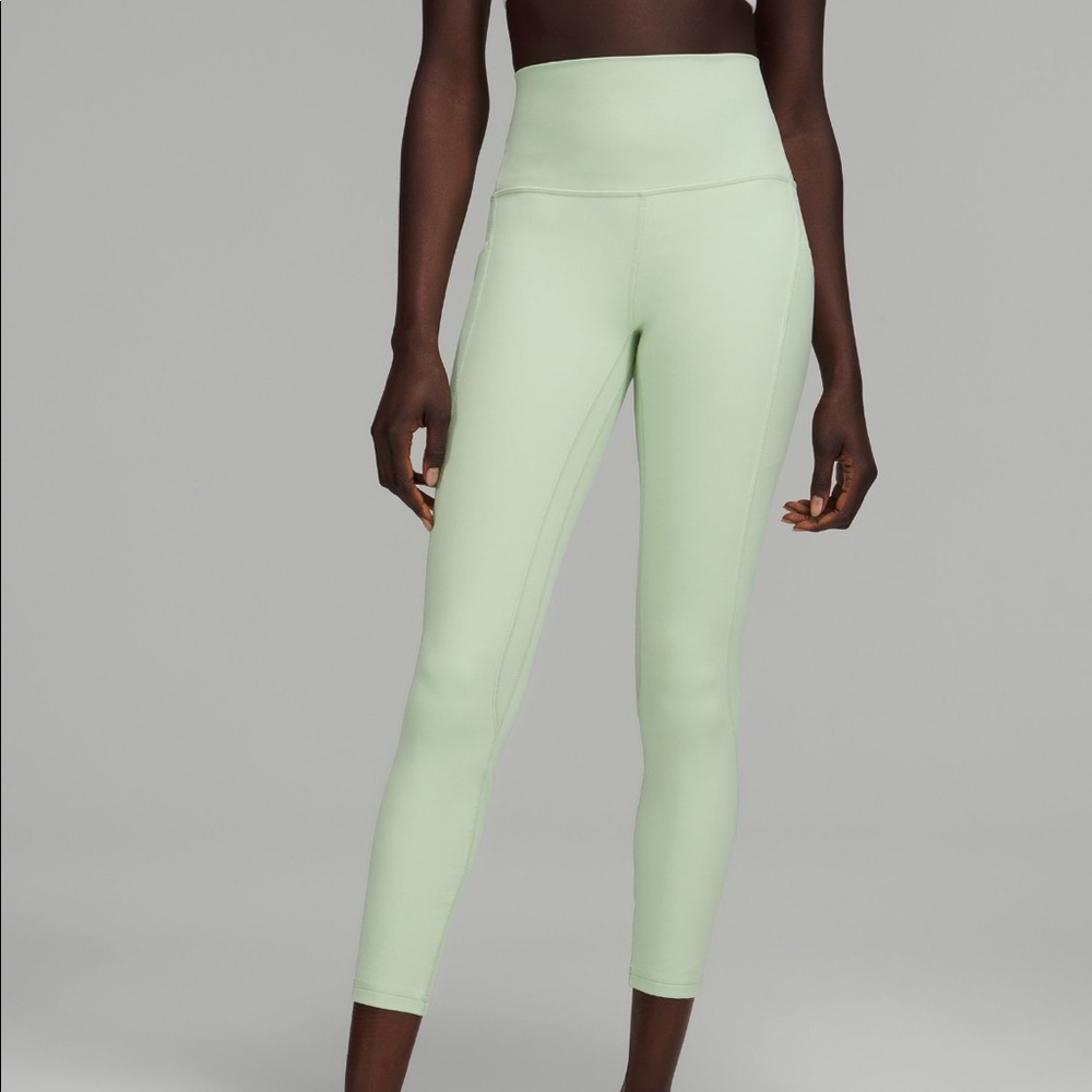 Lululemon align pant 8 creamy mint 25” nwt